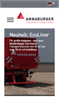 Mobile Screenshot of annaburger.de